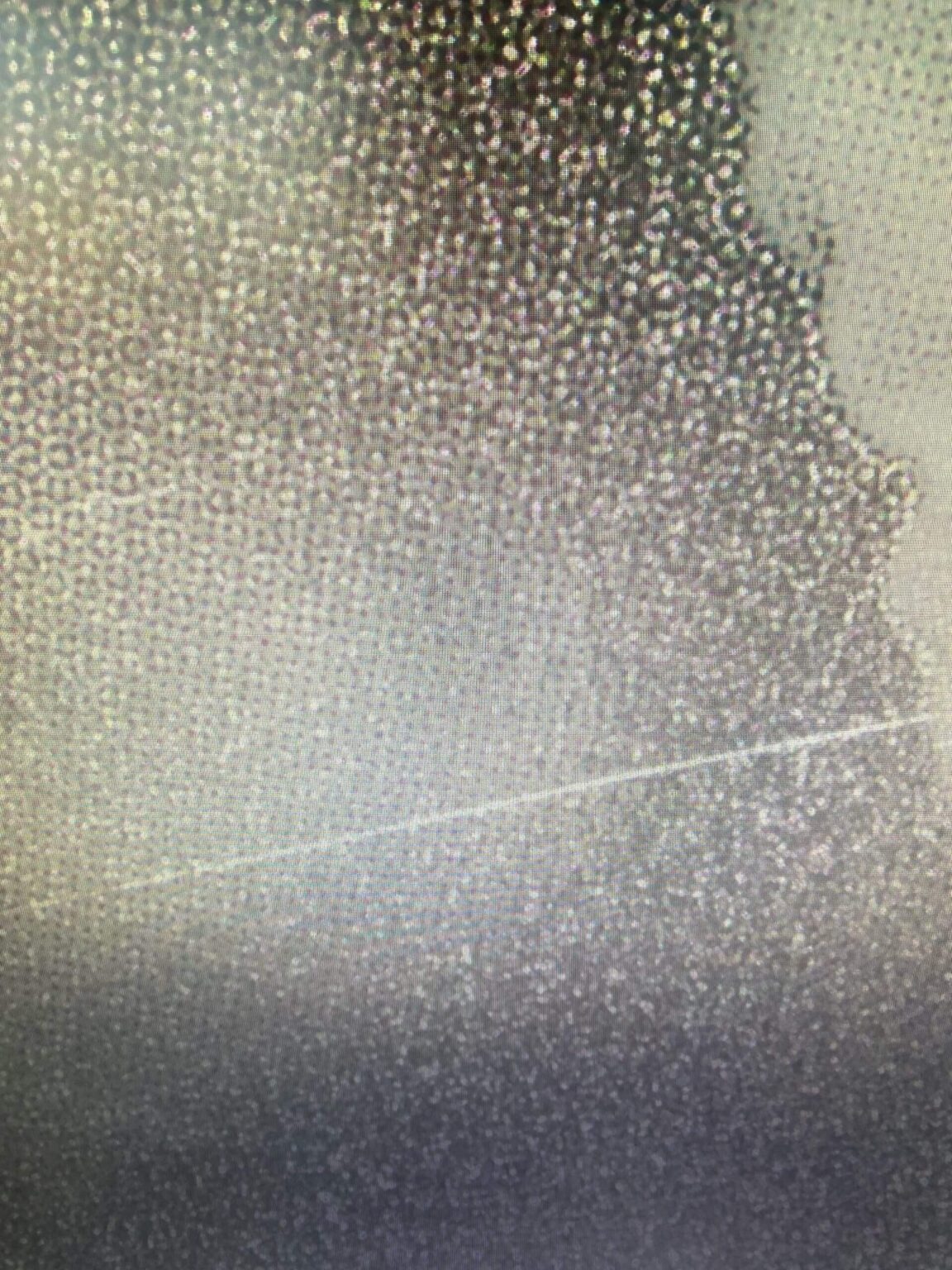 10mm Scratch Example Forensic Card Grading